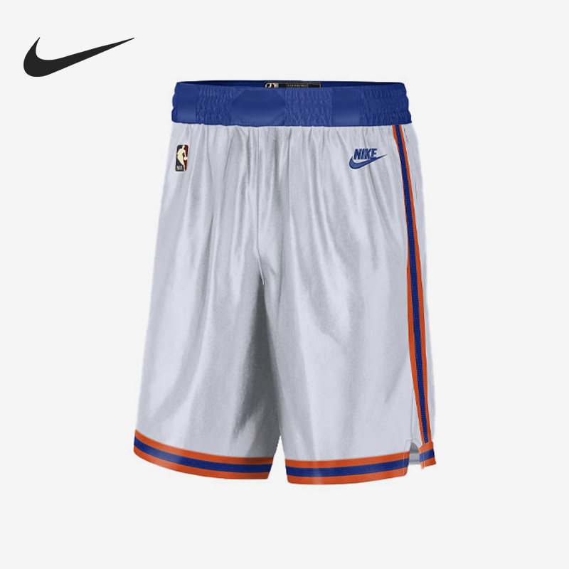 Nike/耐克正品 NBA Dri-FIT纽约尼克斯队男子短裤DD1599-100