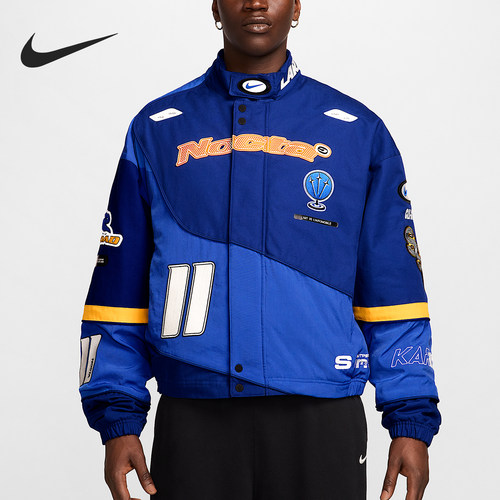 Nike/耐克正品2025秋季款男士运动赛车印花外套FD2195-455