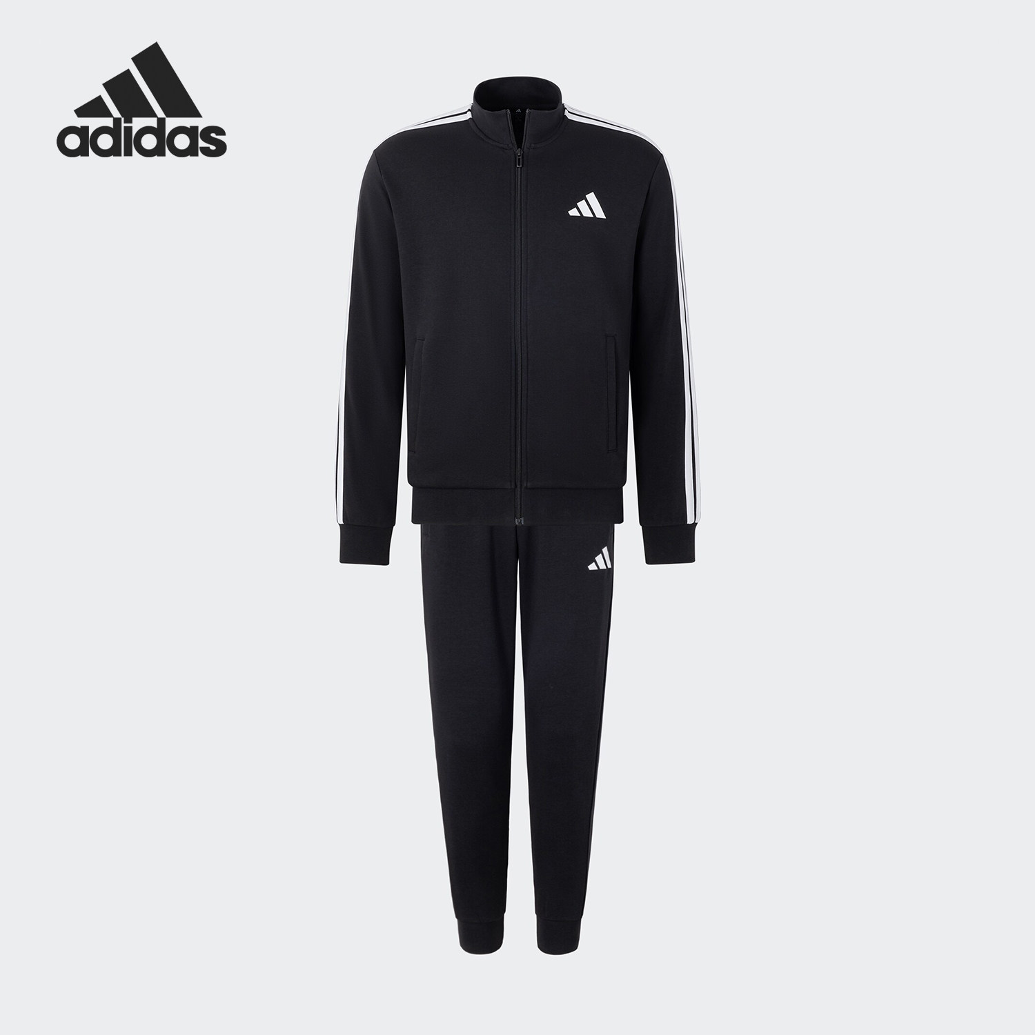 Adidas/阿迪达斯正品春秋新款男女运动休闲长袖套装JZ1155