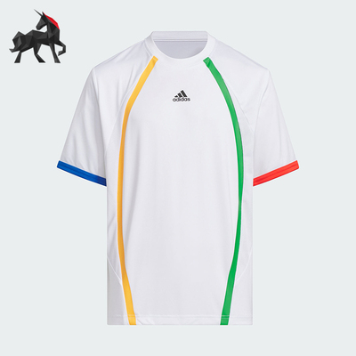 阿迪达斯小童休闲运动短袖