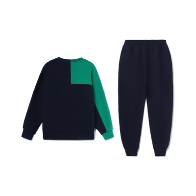 Lining/李宁正品秋季儿童运动生活系列加绒保暖卫衣套装YWER034