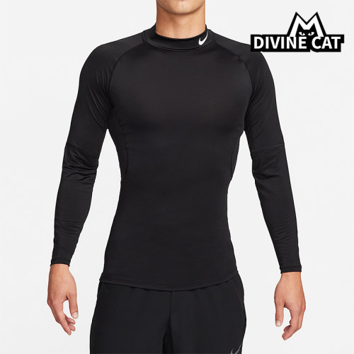 Nike/耐克正品春秋男士运动修身经典印花健身长袖T恤FB7909-010