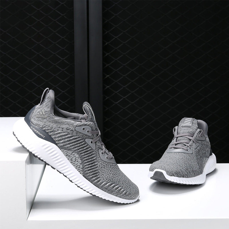 Adidas/阿迪达斯正品春夏alphabounce运动休闲女跑步鞋DA8708