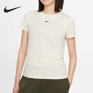新款 春季 女子时尚 透气休闲运动短袖 CZ7340 Nike T恤 耐克正品