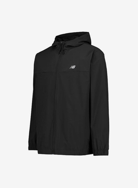 New Balance/NB正品2025新款男子梭织运动连帽夹克外套MJ41018-BK