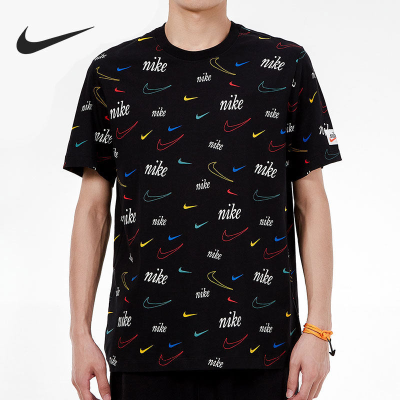 Nike/耐克正品 TEE SWOOSH 男子休闲短袖运动T恤 DJ1392-010