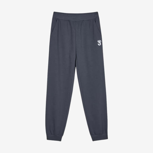 Skechers斯凯奇正品女子中腰松紧收脚针织运动长裤L323W099-026R