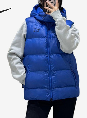 Nike/耐克正品秋冬男士连帽保暖户外休闲棉马甲FD6428-480