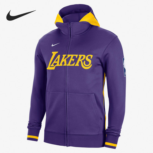 Nike/耐克正品洛杉矶湖人队男子运动休闲连帽外套DR2084-504