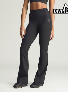 Adidas/阿迪达斯正品2025冬季款女士日常高腰运动紧身长裤KF9109