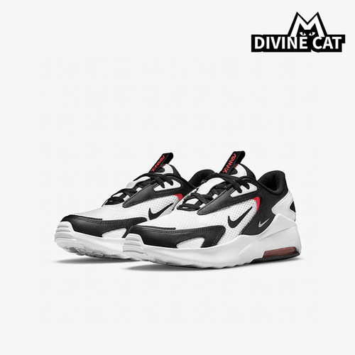 Nike/耐克正品AirMaxGS新款女白黑色休闲运动鞋CW1626-100