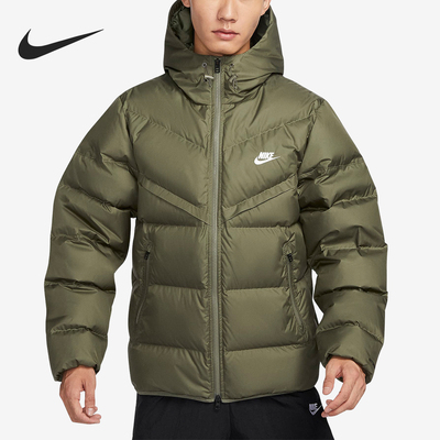 Nike/耐克正品新款男士运动宽松连帽保暖羽绒服FZ1103-222