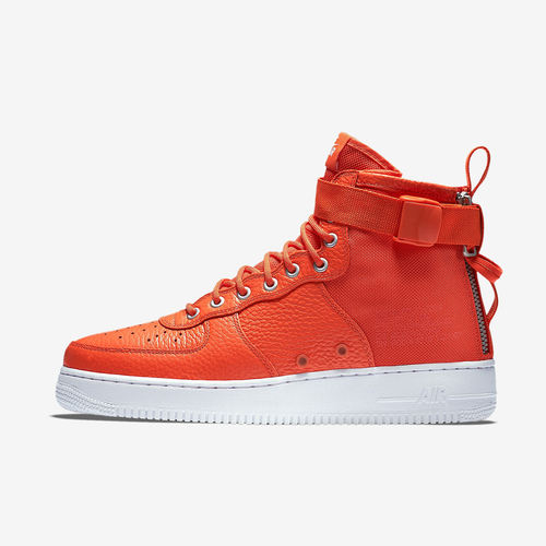 Nike耐克正品Air Force 1男款魔术贴拼接防滑中帮板鞋917753-800