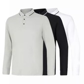 POLO衫 Lining APLU207 新款 男子运动休闲针织长袖 李宁正品 春季