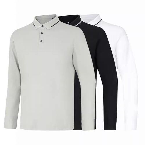 Lining/李宁正品男子长袖POLO衫