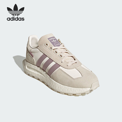 Adidas/阿迪达斯正品三叶草女士运动低帮系带休闲鞋JQ0008