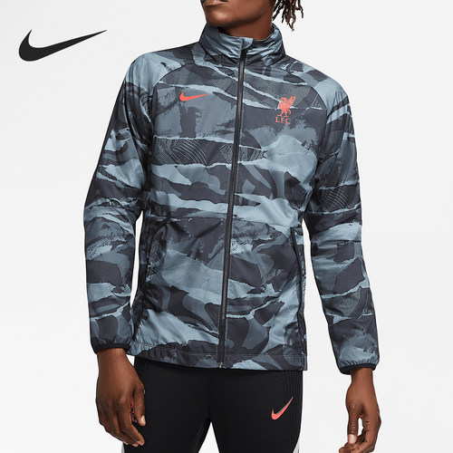 Nike/耐克正品秋冬新款男士梭织足球立领连帽外套CZ2776-060