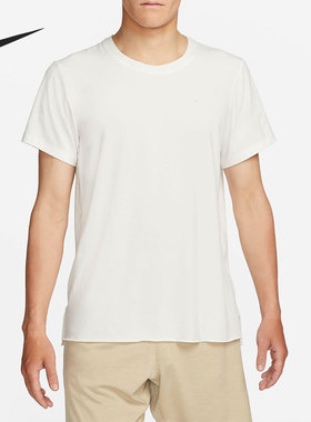Nike/耐克正品YOGA DRI-FIT男子圆领宽松透气短袖DM7826-133