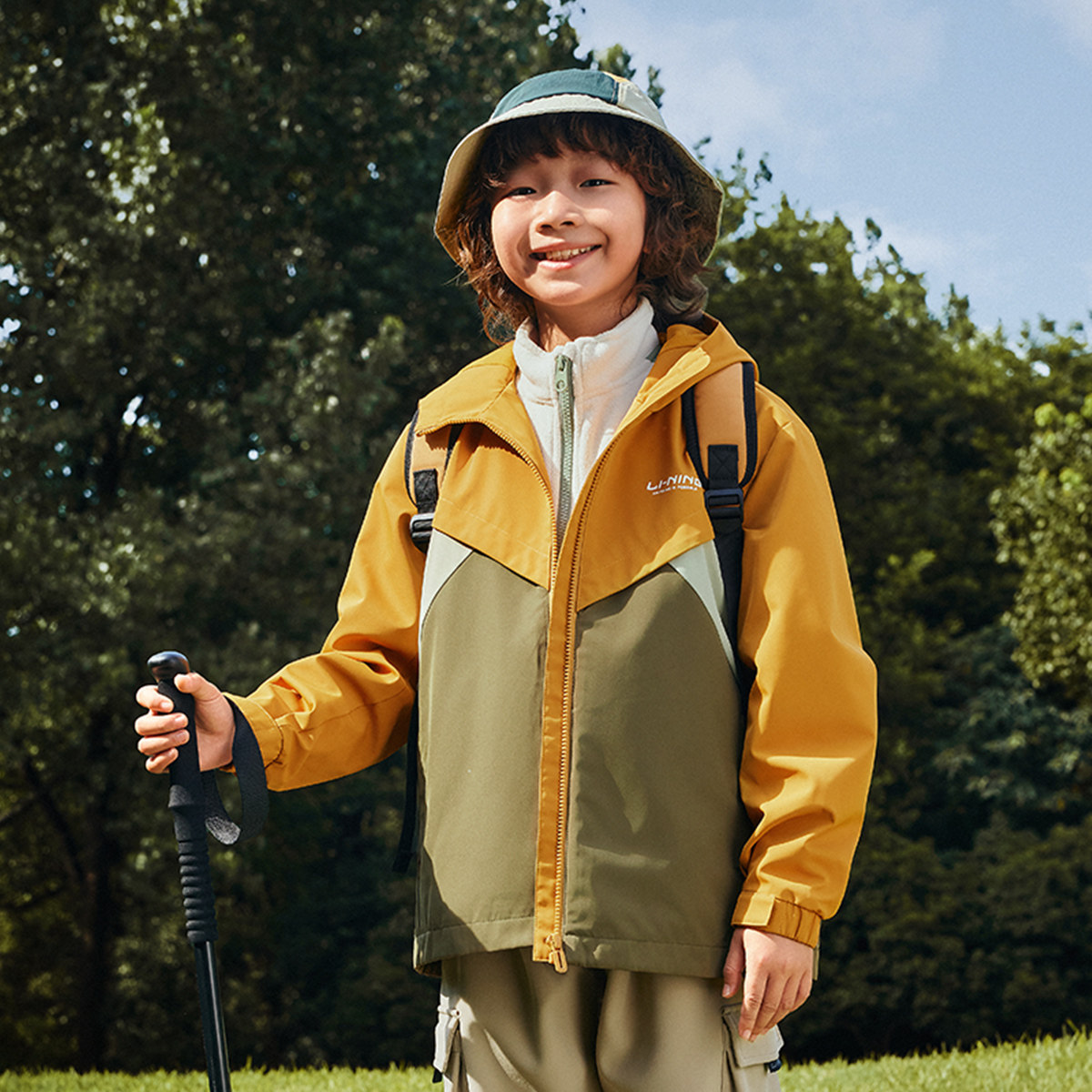 李宁正品运动生活系列儿童防泼水加绒保暖宽松运动外套YFDT213-4,童装/婴儿装/亲子装,普通外套,淘宝优惠券,粉丝福利购,淘宝优惠卷