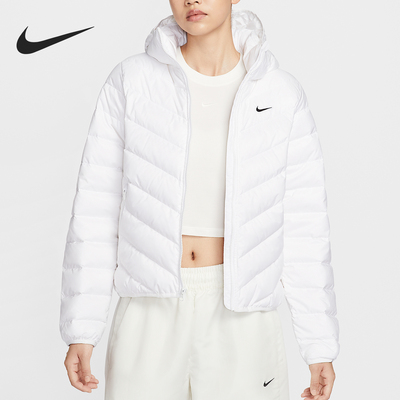 Nike/耐克正品冬季女士保暖轻质连帽夹克羽绒服HV5106-100