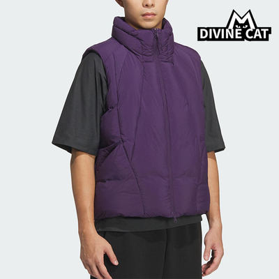 Adidas/阿迪达斯正品FUTURE STYLE男士立领保暖羽绒马甲KH1481