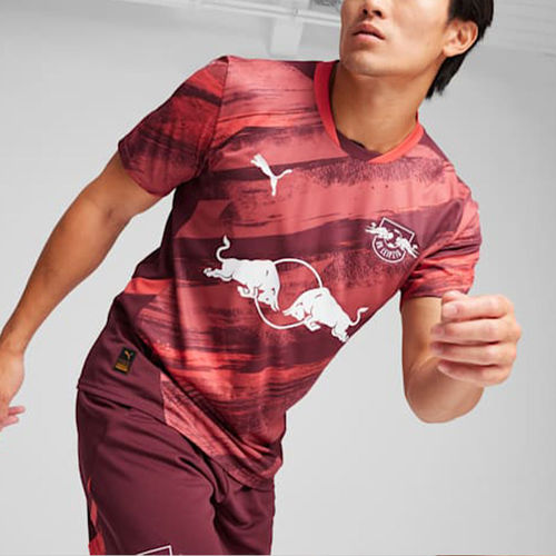 Puma彪马正品RB Leipzig比赛服短袖圆领透气速干足球776458-02