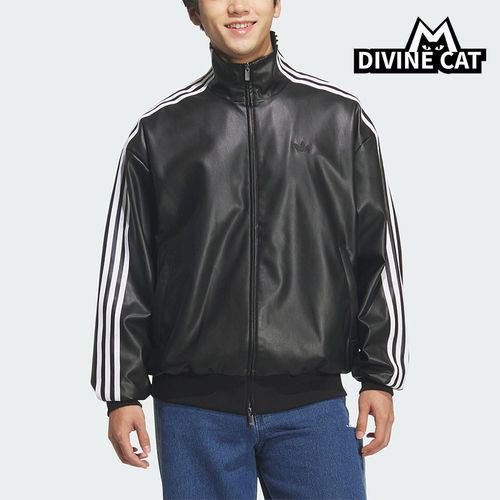 Adidas/阿迪达斯正品三叶草男女立领复古运动耐穿宽松外套KQ5472