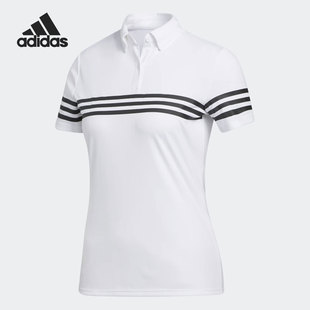 女子高尔夫运动POLO衫 Adidas 新款 阿迪达斯正品 FS6463 夏季