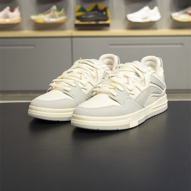 李宁正品惟吾PRO 男子时尚百搭低帮防滑耐磨滑板文化鞋AECU029-1