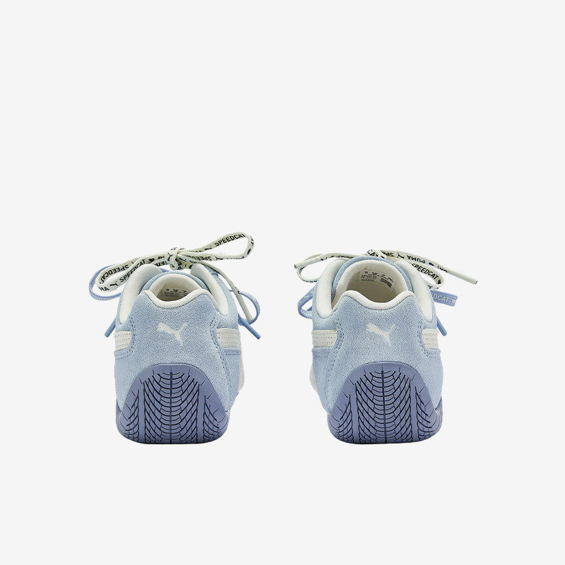 Puma/彪马正品女蓝白色低帮保暖麂皮休闲舒适运动鞋408130-02