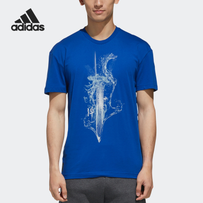 Adidas/阿迪达斯正品WJ SS STORY男士休闲印花运动短袖FP7885