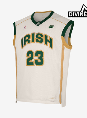 Nike/耐克正品2025男士V领套头透气经典篮球背心T恤IF0292-133