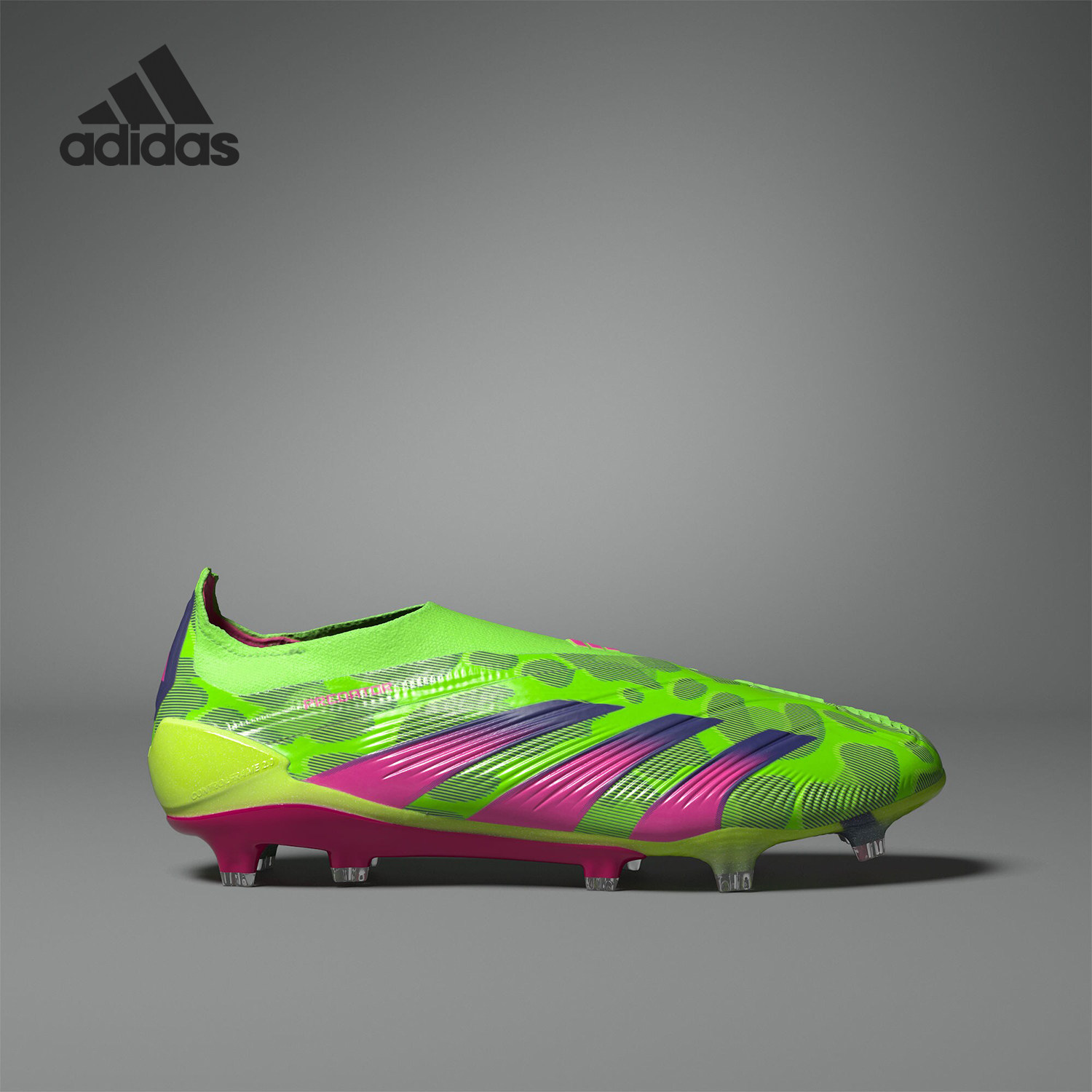 Adidas/阿迪达斯正品新款男士FG高端无鞋带足球鞋IF9407