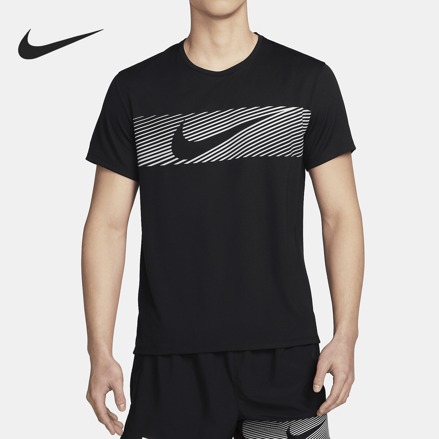 Nike/耐克正品Miler Flash Dri-FIT 男士跑步短袖FN3052-010,运动服/休闲服装,运动T恤,淘宝优惠券,粉丝福利购,淘宝优惠卷