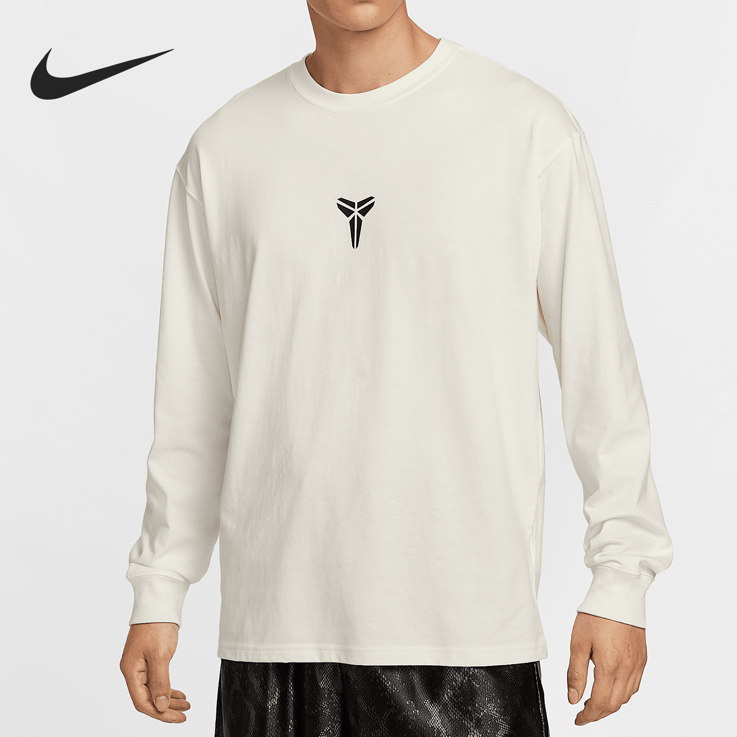 Nike/耐克正品新款男士图案时尚圆领宽松休闲长袖IB0242-133