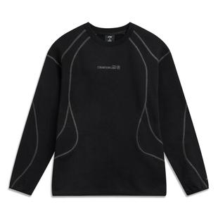 李宁正品 AWDV929 CF溯男子宽松透气耐磨运动休闲圆领卫衣套头衫