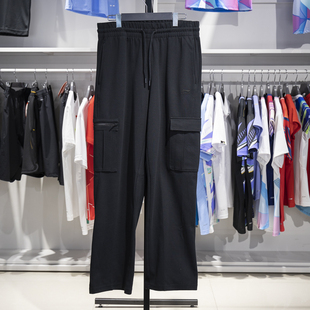 AKLU571 李宁正品 男子宽松休闲透气运动直筒长裤 新款 2024冬季