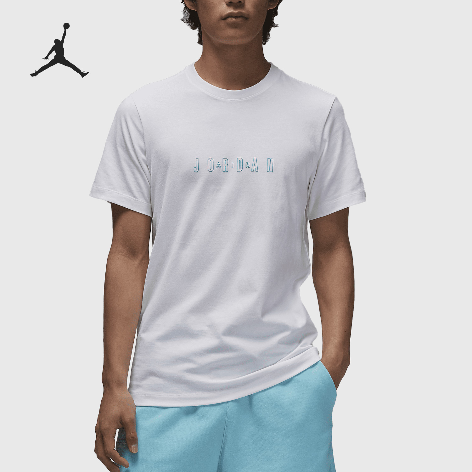 Nike/耐克正品夏季男子JORDAN运动休闲圆领短袖T恤DX9580-100