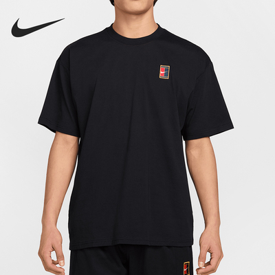 Nike/耐克正品2025夏季款男士透气针织运动短袖HJ3363-010