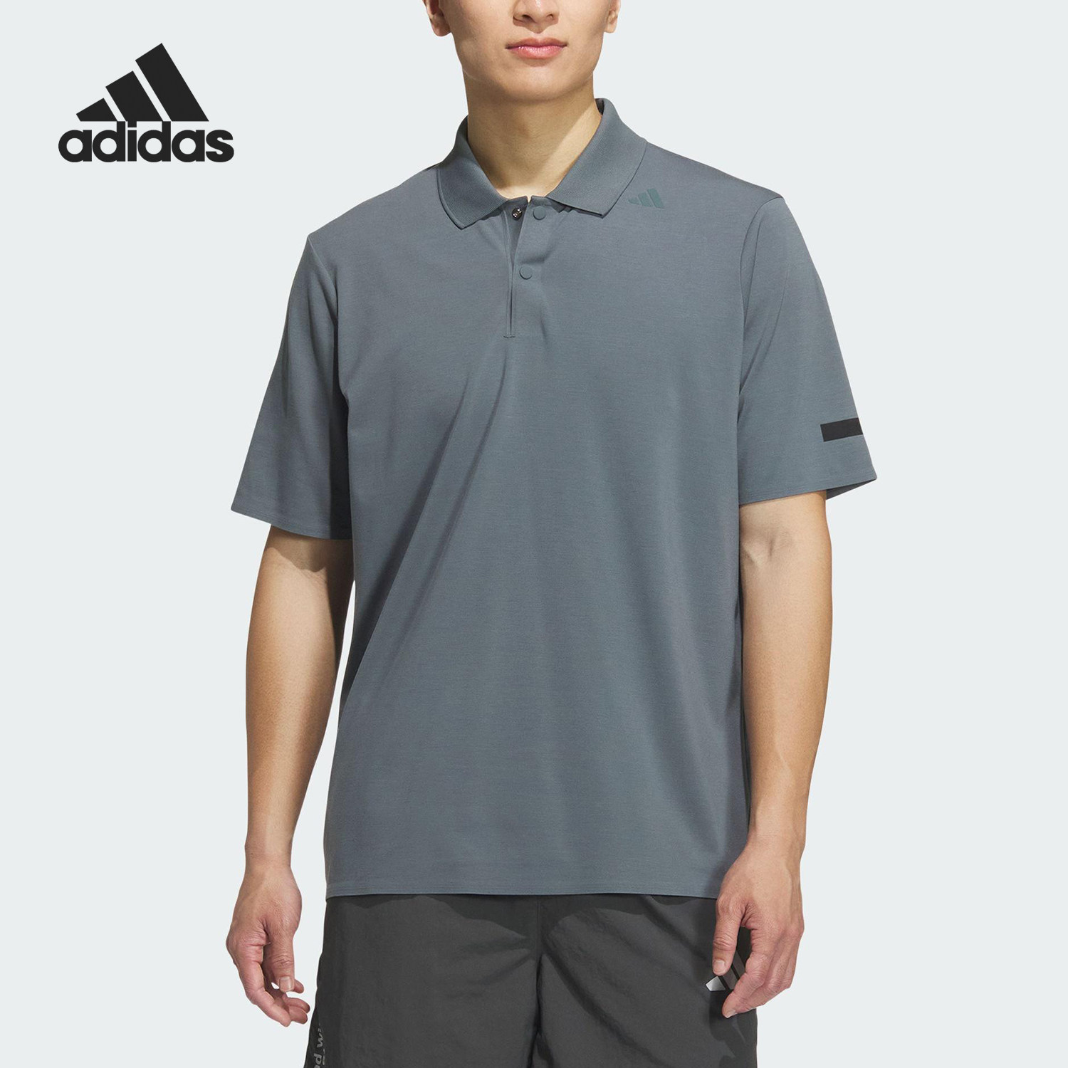 Adidas/阿迪达斯正品WUZONG LIANG PL男士翻领POLO衫KC5826