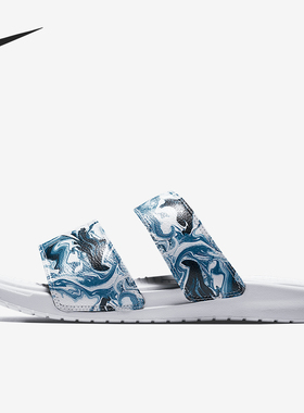 Nike/耐克正品Benassi DUO女士双绑带透气休闲拖鞋819717-002