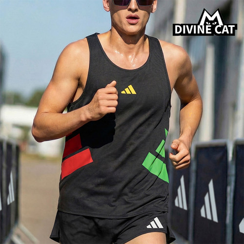 Adidas/阿迪达斯正品ALL TIME TANK TOP男士经典健身背心KF4001
