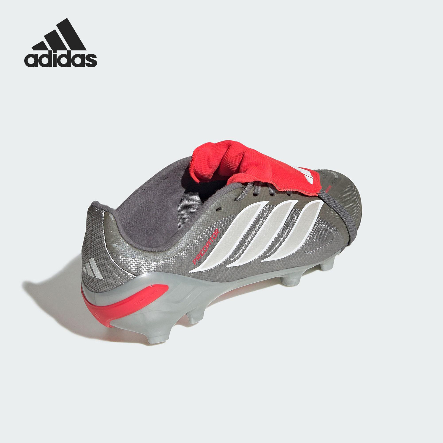 Adidas/阿迪达斯正品2025冬季款儿童低帮系带足球鞋JR3312