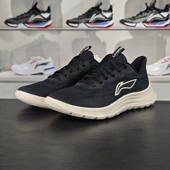 李宁正品 ARSU021 新款 轻羽男子系带网面透气低帮舒适运动跑步鞋