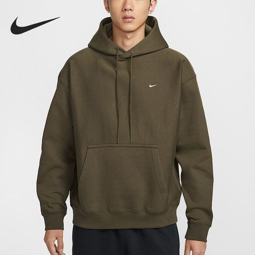 Nike/耐克正品Solo Swoosh男士连帽加绒套头卫衣HV1083-212