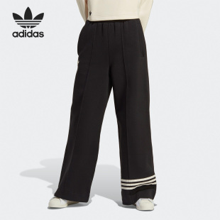IB7307 三叶草TRACKPANT女士宽松阔腿裤 Adidas 阿迪达斯正品