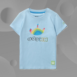 T恤男小童新款 短袖 夏运动服YHSR329 李宁联名系列童装