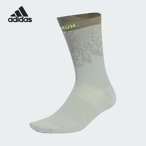 Adidas/阿迪达斯正品新款男女跑步印花运动袜一双装KF5170