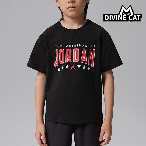 Nike/耐克正品Jordan小童经典时尚印花运动短袖T恤IZ7210-010