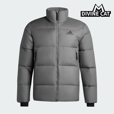 Adidas/阿迪达斯正品冬季男士运动保暖休闲简约立领羽绒服KF6761